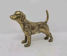 Andrea by Sadek Vintage Brass Bronze Dog Figurine Statue Labrador RARE Collect picture