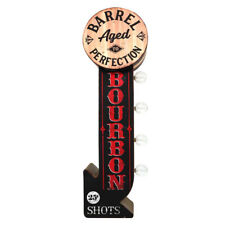 BOURBON Vintage LED Double-Sided Marquee Sign NEW w/out  Bulbs picture