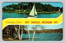Cadillac MI-Michigan, 1871 General Greetings, Vintage Postcard picture