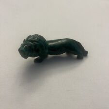 Vintage Hand Carved Malachite? Male Lion. picture