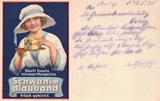 Advertising Postcard Schwanim Blauband Butter Margarine~127313 picture