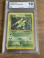 UCG 10 SCYTHER HOLO 006/034 CLASSIC COLLECTION ENGLISH 2023 picture