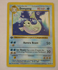 Pokemon Card Dewgong 1st Edition # 25 / 102 Base Set 1999 Shadowless Vintage picture