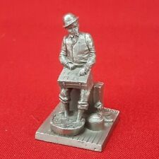 The Saturday Evening Post Pewter Figurine 1888-1797 The Button Salesman FM 1979 picture