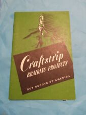 Vintage 1959 Craftstrip Braiding Projects Boy Scouts Of America  picture