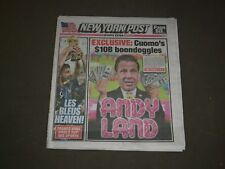 2018 JULY 16 NEW YORK POST NEWSPAPER - NY GOV ANDREW CUOMO $10B BOONDOGGLE picture