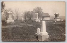 Gladbrook Iowa Badger Hill Cemetery Smith Benson Families Graves Postcard B30 picture
