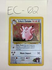 Erika's Clefable Gym Heroes 3/132 (Holo Rare, Unlimited, Moderate Play) (PTCG) picture