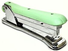 Vintage ACELINER Model 502 Mint Green Bakelite Desktop Stapler  picture