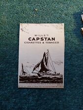 Sa25 Ephemera 1946 advert will's capstan cigarettes sail boat  picture