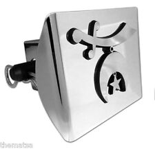 SHRINER PLASTIC LOGO SHINY CHROME DECAL USA MADE PLASTIC TRAILER HITCH COVER  picture