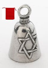 Star of David Guardian Bell W/ RED BAG fits harley motorcycle ride bell gift picture