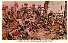 Holding the Line at all Hazards Art by Gilbert Gaul Postcard picture
