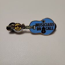 HARD ROCK CAFE NASHVILLE 2007 MUSICIANS ON CALL GUITAR PIN picture