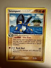 Pokemon TCG English Card Crystal Guardians Swampert 27/100 Holo Rare picture