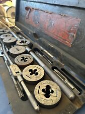 Greenfield No. 6 Little Giant Adjustable Die And Tap Set Complete W/extra Dies picture