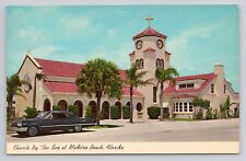 Postcard Church By The Sea At Madeira Beach Florida 1967 picture