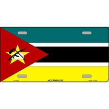 Mozambique Flag License Plate Metal Sign Plaque Art Car Truck Wall Home Decor picture