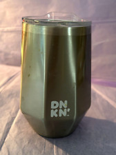Discontinued DUNKIN 8 Sided Stainless Steel Insulated 12 oz Coffee Mug Tumbler picture