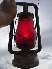 DIETZ HY-LO  TUBULAR Oil/kerosene LANTERN, Red Globe picture
