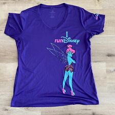 Disney Parks Tinker Bell “I Run Disney” Performance Tee Women’s Size Large picture