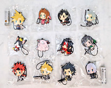 Final Fantasy VII Trading Rubber Phone Keychain Strap FFVII AuthenticvYour Pick picture