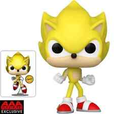 Funko Pop Sonic the Hedgehog Super Sonic Pop #923  AAA Anime Exclusive Chase picture