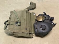 Vietnam War US ERA ARMY M17 Gas Mask Set & Carry Case-Dated 1962 picture