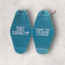 Shady Pines Teal keytag Golden Girls Inspired Keytag picture