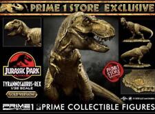 Rare GOLDver ️ Prime One Studio Jurassic Park Tyrannosaurus Rex picture