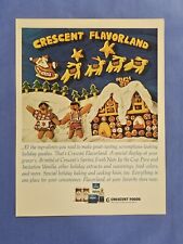 1969 Vintage Print Ad Crescent Foods Flavorland Sprinx, Nuts, Vanilla Extract picture