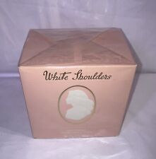 Vintage White Shoulders Dusting Bath Powder & Puff by EVYAN Perfumes 8 oz Sealed picture