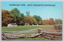 Postcard Panoramic View Davy Crockett's Birthplace Tennessee picture