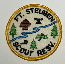 Fort Steuben Reservation Ohio yellow Boy Scout Patch TK0 picture