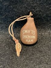 Vintage “Swift’s Premium Ham” Advertising Pendant Charm 1930-40s picture