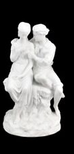 Parian Ware Porcelain Romantic Courting Couple Figurine Group Antique picture
