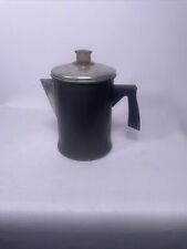 Vintage Small Stovetop Camping Percolator Coffeepot Aluminum picture