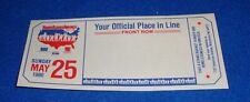 Hands Across America May 25, 1986 Place Holder Card picture