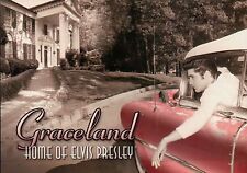 Elvis Presley in His Pink Cadillac Convertible, Graceland, Memphis TN - Postcard picture