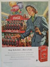 1949 vintage Coca Cola print ad. Post World War II. picture