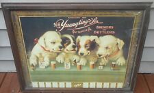 Yuengling Brewery Beer Dogs Smoking Cigar vintage print 1907 picture