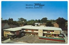 Stockton CA Travelodge Motel Vintage Postcard California picture
