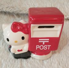 Sanrio 2012 Hello Kitty Ceramic Post Box Figurine, Excellent Condition picture