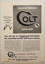 1957 Print Ad Colt Registered Gun Dealer Buy Your Handgun Hartford,CT picture