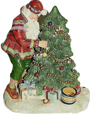 Santa Claus & Tree with Music Box playing: 