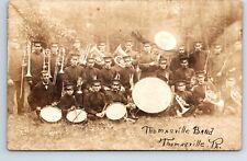 RPPC Real Photo Postcard Pennsylvania Thomasville Band picture
