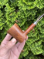 Vintage GBD Smoking Pipe Collector Straight Grain Sterling Silver Estate Found picture