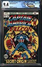 Marvel Comics Captain America 155 11/72 FANTAST CGC 9.4 Off White to White pages picture