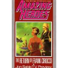 Amazing Heroes #125 Fantagraphics comics Fine+ Full description below [u& picture