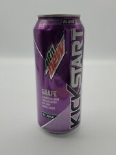 2022 FULL Mountain Dew Can Mtn Dew Kickstart Energizing Grape Dew Can Mt Dew picture